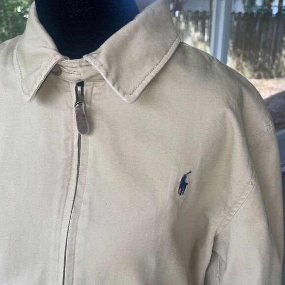 Polo Ralph Lauren XL 16-18 Vintage Chore Barn Husband Jacket Pockets Canvas - Picture 6 of 8